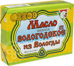 Масло сливочное ТД Молочное Вологодское 180г
