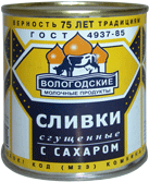 Сливки Сухонский молочный комбинат сгущенные с сахаром ж/б 380г