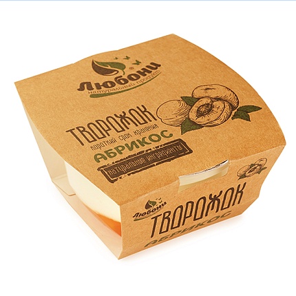 Творожок Любони с абрикосом 150г