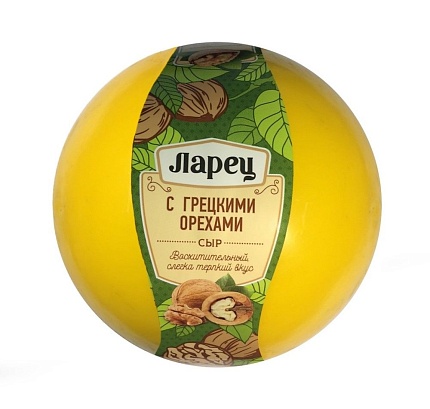 Сыр Ларец с грецким орехом 50%