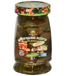 Грибы Экопродукт Вологодское ассорти соленые 340г