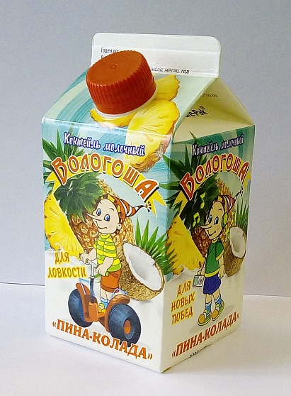 Коктейль молочный Вологоша пина-колада 2,5% 0,47 кг