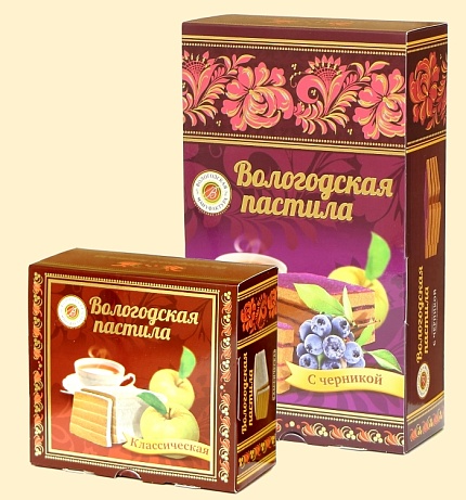 Вологодская пастила классическая черника 300г