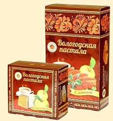Вологодская пастила классическая клюква 150г