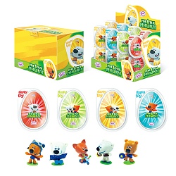 Яйцо пластик с игрушкой и десертом Ми-ми-мишки 20г