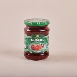 Клюква Экопродукт протертая с сахаром 320 г