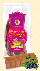 Яблочные палочки Вологодская пастила Фитнес черника 150г