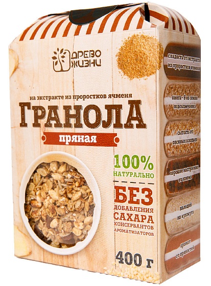 Гранола Древо Жизни пряная 400г