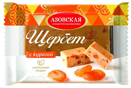 Щербет Азовская кондитерская фабрика с курагой 200г