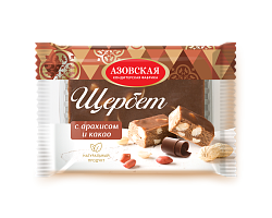 Щербет Азовская кондитерская фабрика с какао и арахисом 200г