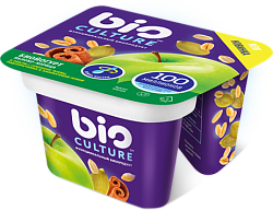 Йогурт Bio culture с яблоком и корицей 130г
