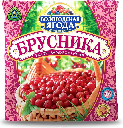 Брусника Вологодская ягода 300г