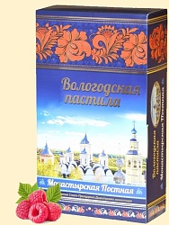 Вологодская пастила постная малина 350г