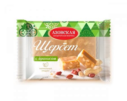 Щербет Азовская кондитерская фабрика с арахисом 200г