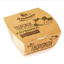 Творожок Любони с клубникой 150г