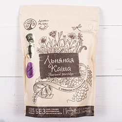 Льняная каша Древо Жизни с изюмом и кунжутом 400г