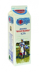 Молоко Вологжанка 3,2% 1кг