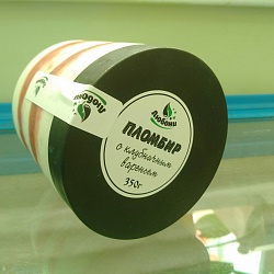 Мороженое Любони Пломбир с клубничным вареньем 350г