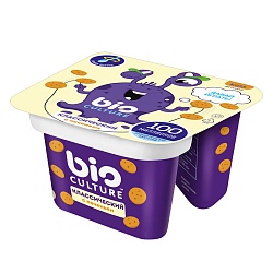 Йогурт Bio kids классический с печеньем 130г