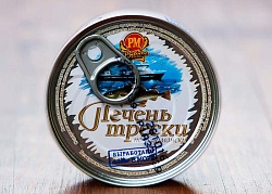 Печень трески Рыбное меню по-мурмански 190г