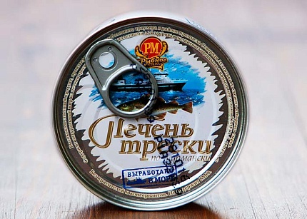 Печень трески Рыбное меню по-мурмански 190г